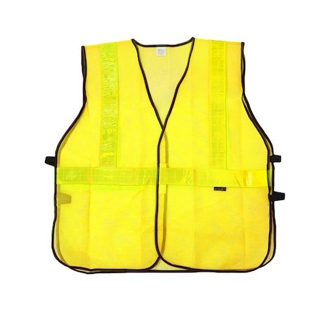 Safe Handler Lattice Reflective Safety Vests, X-Large, Yellow (10-Pack) BLSH-ES-XL-SV2Y-10
